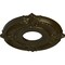 Ekena Millwork Attica Ceiling Medallion (Fits Canopies up to 3 1/2"), 12 3/4"OD x 4"ID x 1/2"P, Green Gold CM12ATGGS - alternate 3